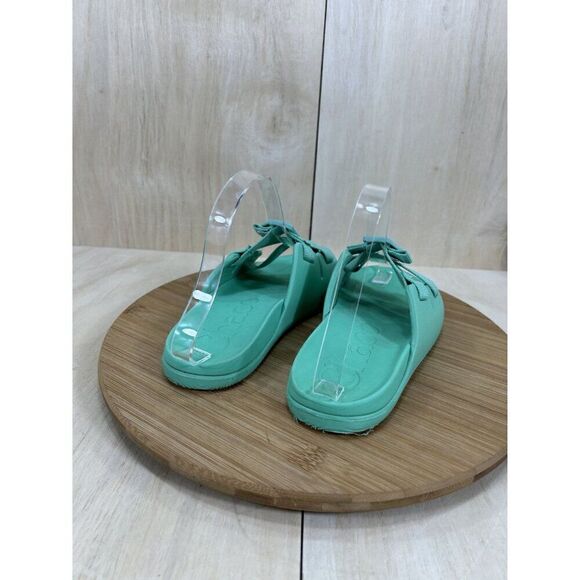 Chaco Chillos Green Casual Sandal Slides Junior Size 5 - Picture 4 of 7